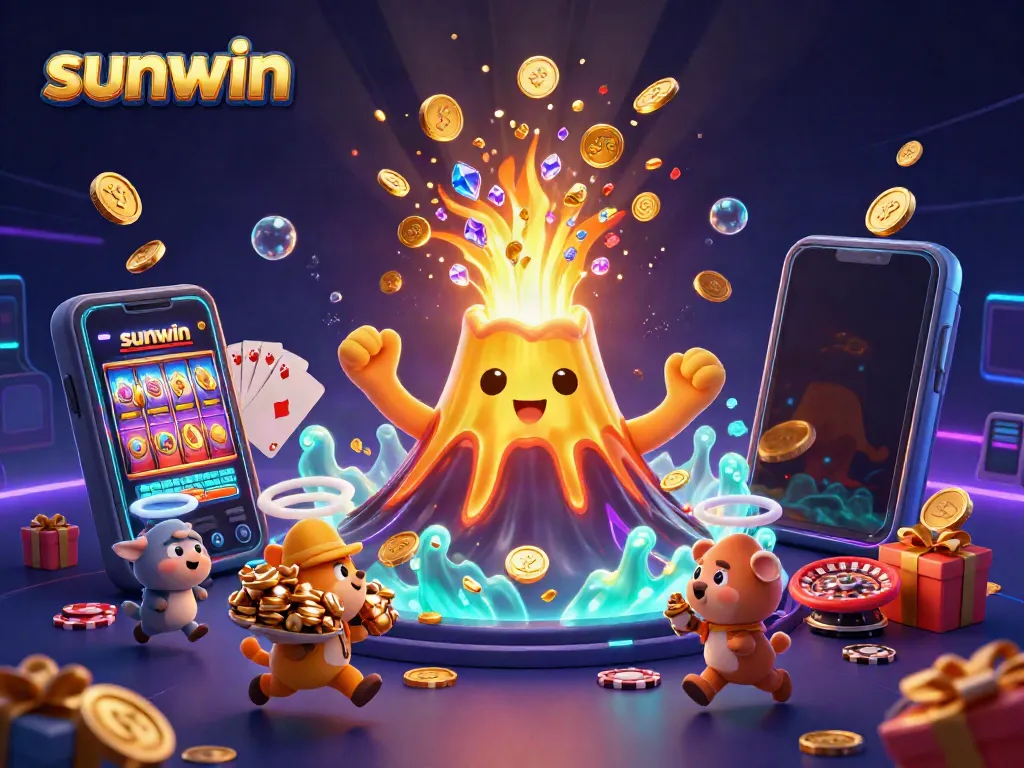 Experience spectacular wins with sunwin's thrilling golden volcano erupting treasures and vibrant gaming elements.